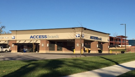 ACCESSbank's fourth branch location in West Omaha, which opened in 2015.